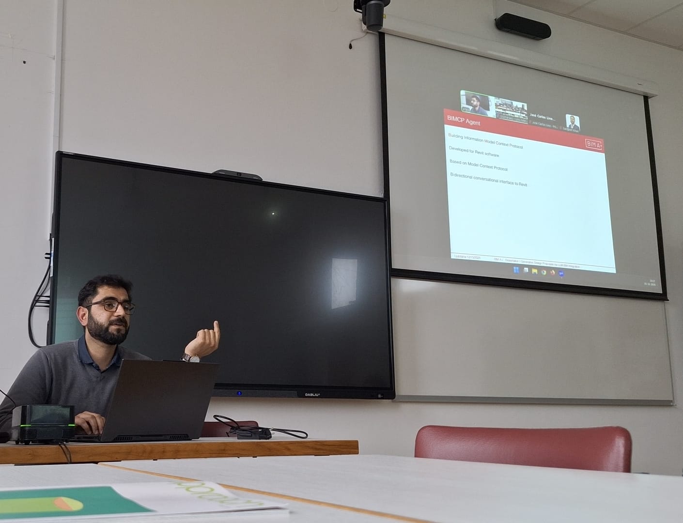 Presenting BIM-MCP research to the BIM A+ programme