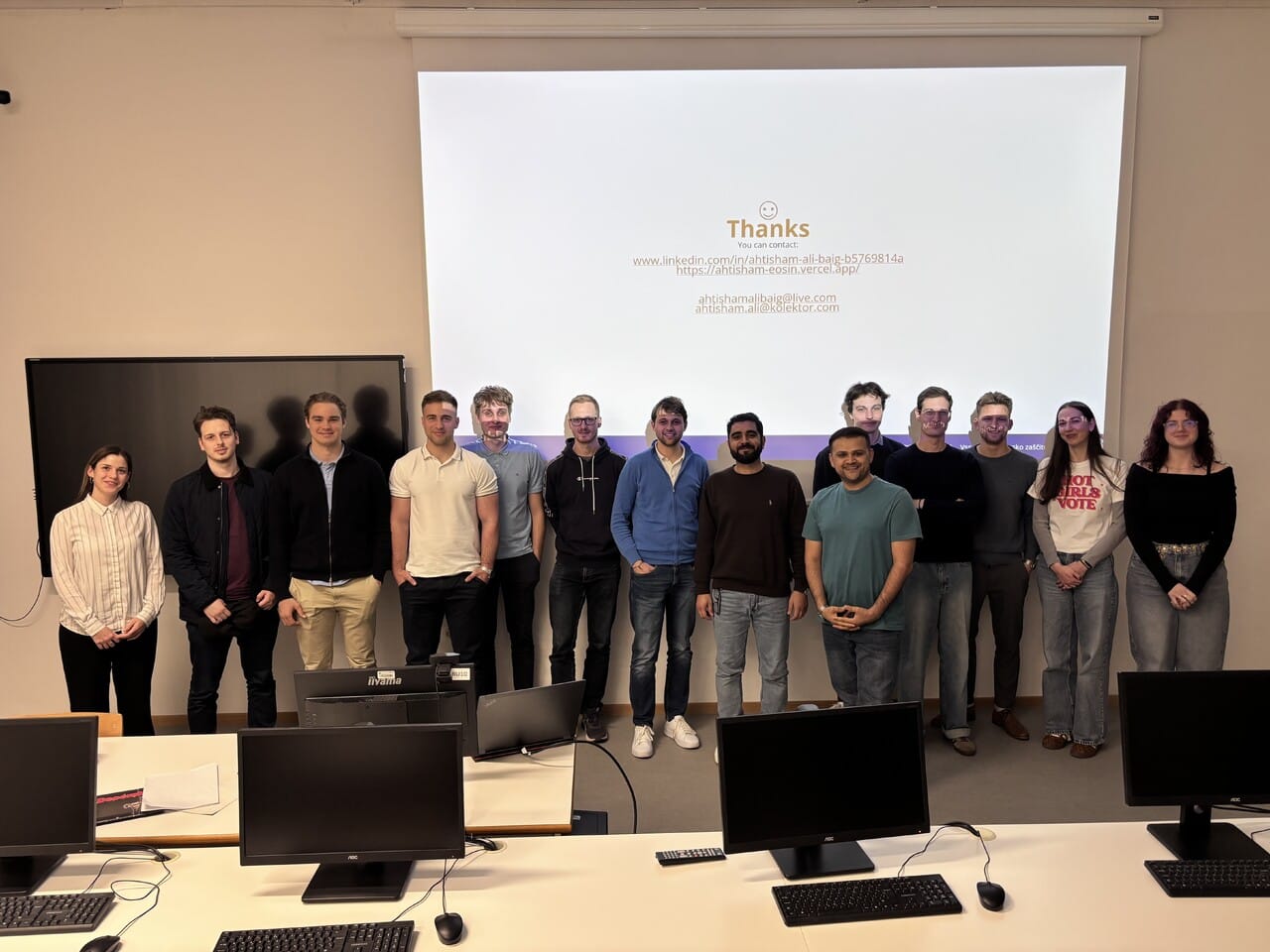 Guest lecture to master's students at FGG, University of Ljubljana